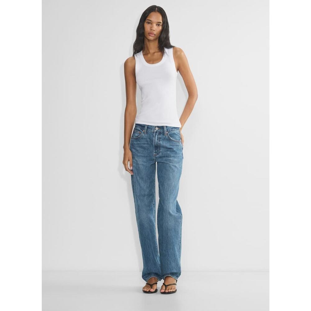Aritzia Denim Forum The 90s Marlo Hi Rise Baggy Cotton Jeans 26